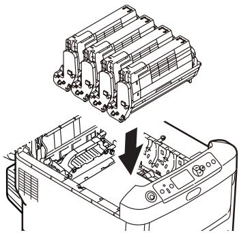 OKI MPS710C - Dégagement des bourges (suite) - 1