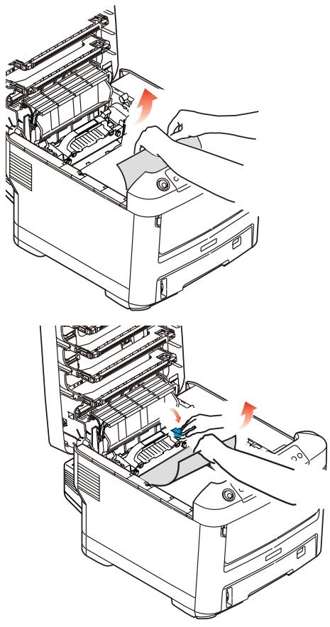 OKI MPS710C - Clearing Media Jams (cont.) - 3