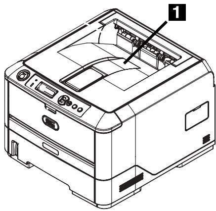 OKI MPS710C - Bac de sortie supérieur (face vers le bas) - 1