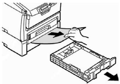 OKI MPS710C - For printers equipped with the optional second paper tray: - 1