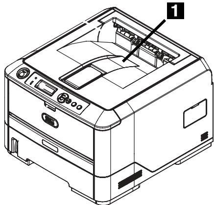 OKI MPS710C - Top (Face Down) Exit Tray - 1