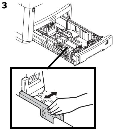 OKI MPS710C - Tray 1 and Optional Trays 2 and 3 (cont.) Loading Paper - 3