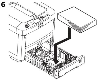 OKI MPS710C - Bandeja 1, Bandejas 2 y 3 Oportun (cont.) Carga del papel - 6