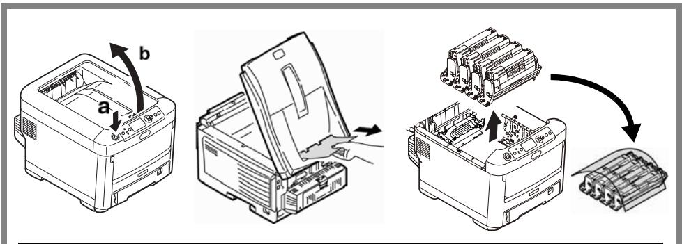 OKI MPS710C - Solución de atascos (cont.) - 1
