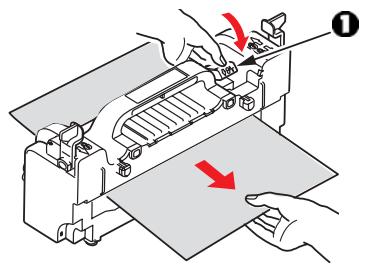 OKI MPS710C - Dégagement des bourges (suite) - 3