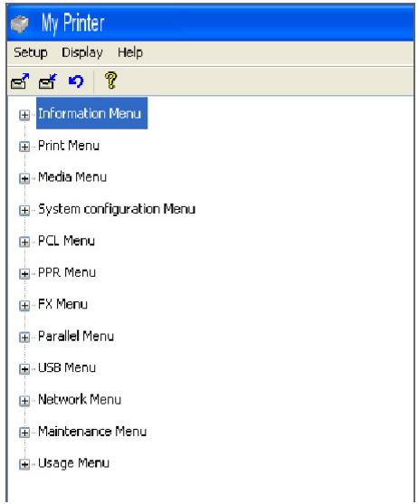 OKI B410DN - FONCTIONS DE MENU - 1