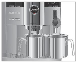 JURA IMPRESSA S9N ONE TOUCH - Transport / Vidange du système - 1