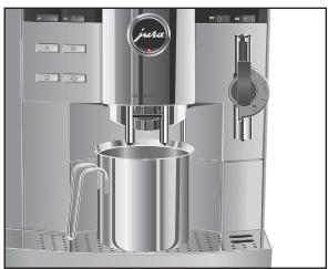 JURA IMPRESSA S9N ONE TOUCH - Rinçage de la machine - 1