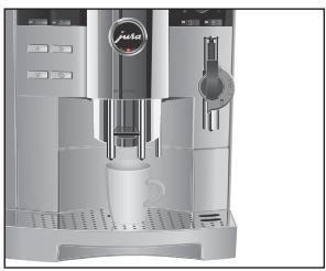 JURA IMPRESSA S9N ONE TOUCH - Adaptation durable de la quantité d'eau à la taille de la tasse - 1