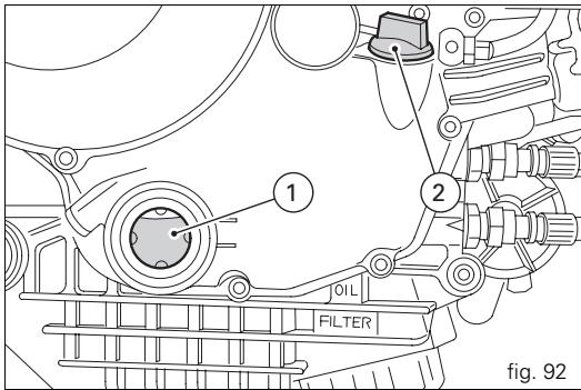 1 2 OIL FILTER fig. 92
