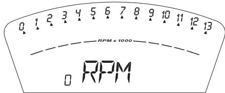 0 1 2 3 4 5 6 7 8 9 10 11 12 13 RPM × 1000 0 RPM