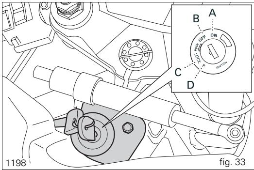 1198 fig. 33 B A OFF ON LOCK C D 100mm