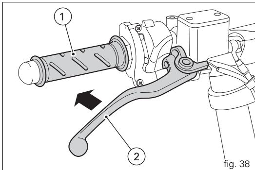 DUCATI MONSTER 696 - Poignée des gaz (fig. 38) - 1