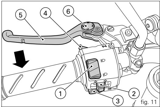 DUCATI S2R 1000 - Lever de commande d'embrayage (fig. 11) - 1