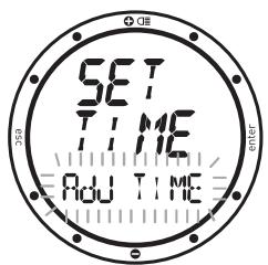 MARES NEMO APNEIST - - SET TIME (réglage de l'heure) - 1