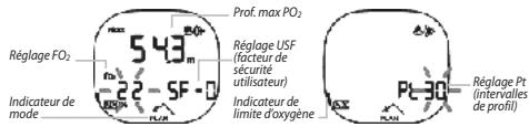 MARES NEMO SPORT - Fonction activation / deactivation (on/off) de l'alarme SONORE de non-respect de la vitesse de remonté - 1