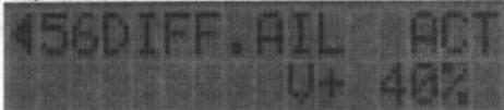 FUTABA FC-18 - Menu 56, différentiel ailerons DIFF.AIL - 1