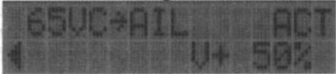FUTABA FC-18 - Menu 65, mixage volets de courbure  ailerons VC  AIL - 2