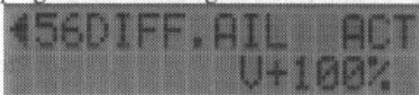 FUTABA FC-18 - Menu 56, différentiel ailerons DIFF.AIL - 2