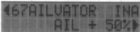 FUTABA FC-18 - Menu 67, AILVATOR - 1