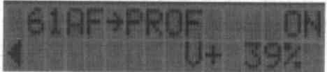 FUTABA FC-18 - Menu 61, mixage déporteurs  profondeur AF  PROF - 3