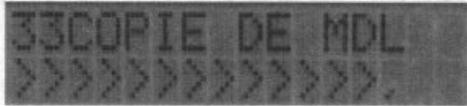 FUTABA FC-18 - Menu 33, copie d'une mémoire de modèle COPIE DE MDL - 2