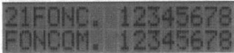 FUTABA FC-18 - Menu 21, disposition des organes de commande FONC. - 1