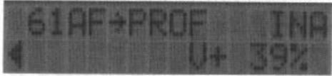 FUTABA FC-18 - Menu 61, mixage déporteurs  profondeur AF  PROF - 2