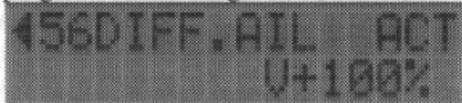 FUTABA FC-18 - Menu 56, différentiel ailerons DIFF.AIL - 2