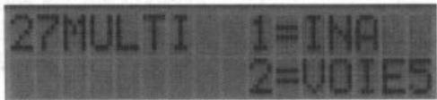 FUTABA FC-18 - Menu 27,Programme multi-commutation MULTI - 1