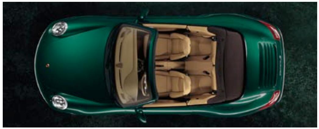 PORSCHE 911 CARRERA S CABRIOLET - Cuir naturel. Intérieur. - 3