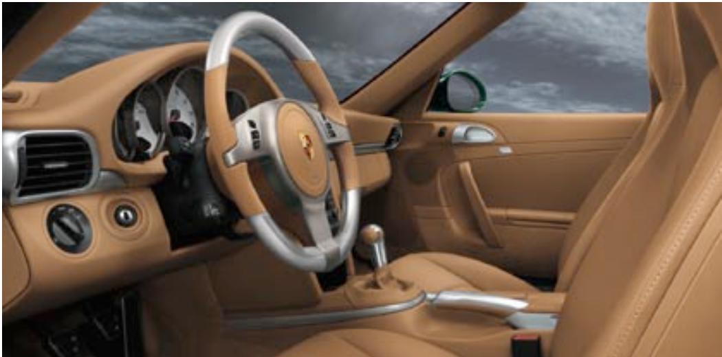 PORSCHE 911 CARRERA S CABRIOLET - Cuir naturel. Intérieur. - 18