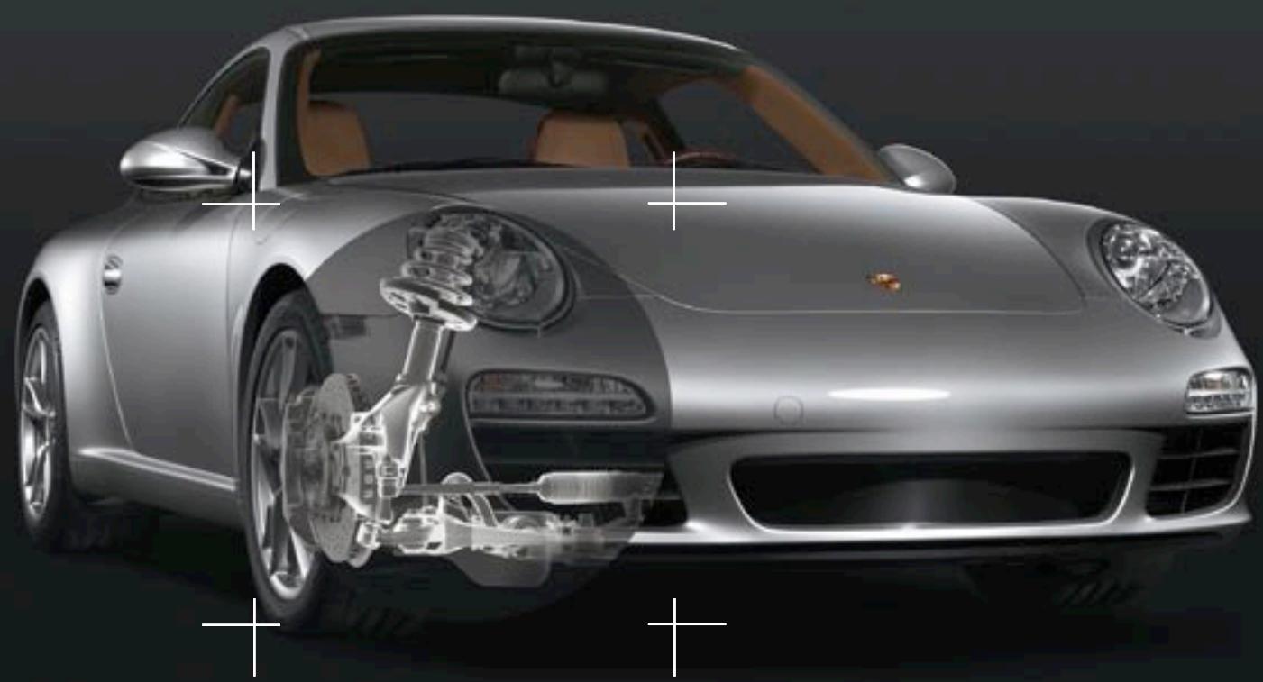 PORSCHE 911 CARRERA S CABRIOLET - Le châssis - 1
