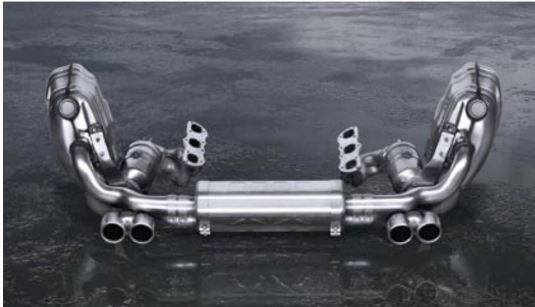 PORSCHE 911 TARGA 4 - Le système d'admission. - 1