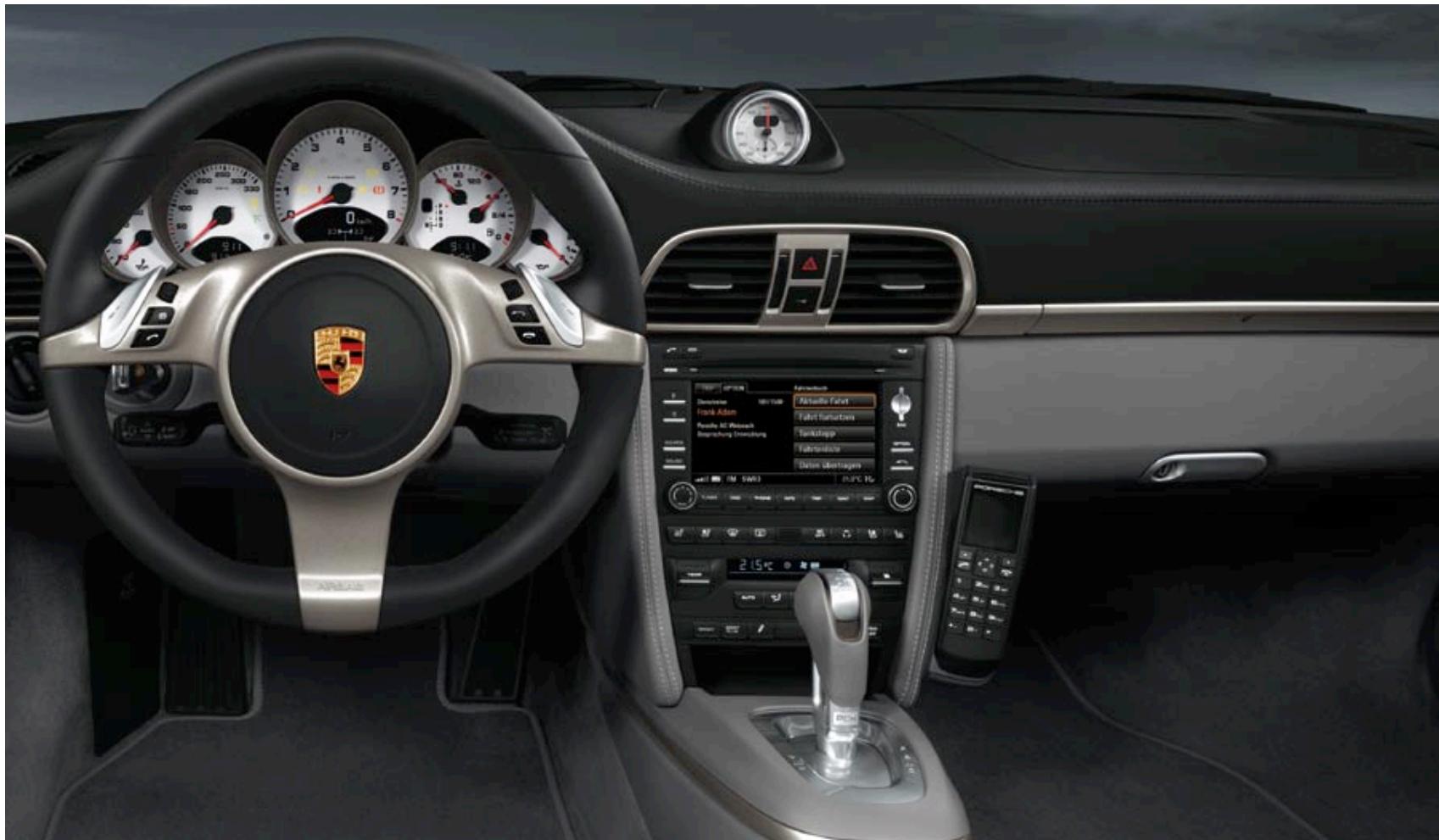 PORSCHE 911 TARGA 4S - Les instruments. - 2