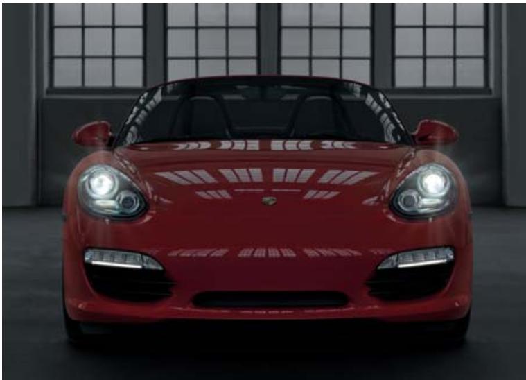 PORSCHE BOXTER S - Phares Bi-Xénon avec contrôle dynamique du faisceau en virage etieux de jour à DEL. - 2