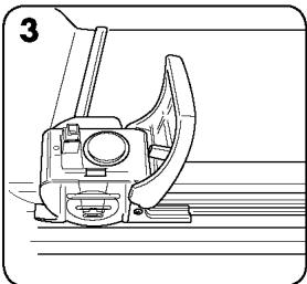 FELLOWES PROTON - CHANGER LA BATTERIE DU GUIDE LUMINEUX DE L'ELECTRON SAFECUT™ - 3