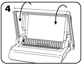FELLOWES QUASAR 500 - AVANT DE RELIER - 4