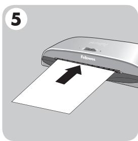 FELLOWES SATURN A4 - ETAPES DE LA PLASTIFICATION - 5