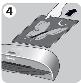 FELLOWES SATURN A4 - ETAPES DE LA PLASTIFICATION - 4