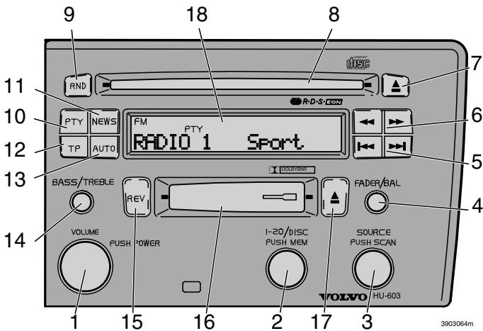 VOLVO V70 R - Audio (option) - 2