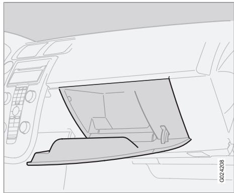 VOLVO C70 - Boîte à gants - 1