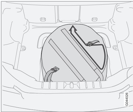 VOLVO C70 - Roue de secours et outils - 3