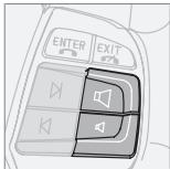 VOLVO C70 - Volume sonore d'un appel - 1