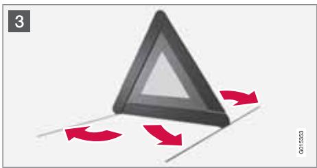 VOLVO S80 - Triangle de présignalisation et trousse de premier secours* - 2