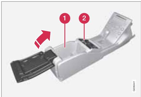 VOLVO S80 - Console du tunnel - 1