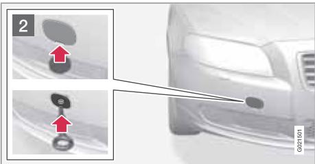 VOLVO S80 - Cilet de remorquage - 1