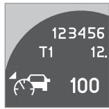 VOLVO S80 - Activer et régler la sensibilité - 1