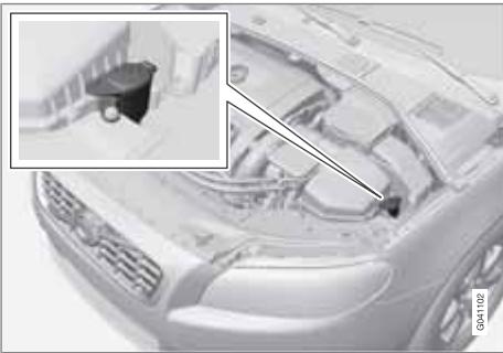 VOLVO S80 - Remplissage du liquide lave-glace - 1