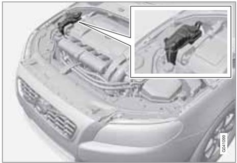 VOLVO S80 - Liquide de refroidissement, contrôle de niveau et remplissage - 1
